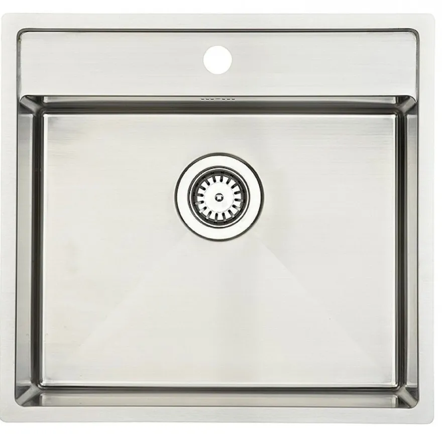 Keittiöallas Lavabo Kubus 520 Soft, 530x500mm, ruostumaton teräs