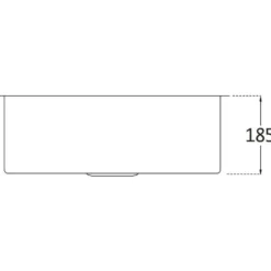 Keittiöallas Lavabo Kubus 500 Soft, 540x440mm, ruostumaton teräs