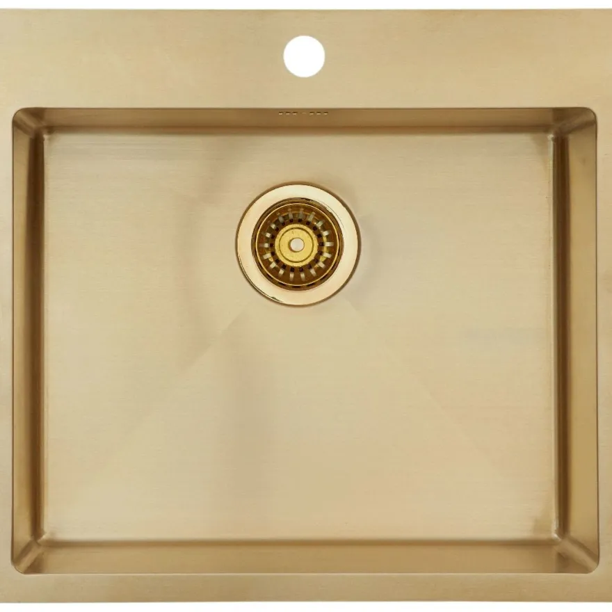 Keittiöallas Lavabo Kubus 540 Soft, 540x500 mm, massiivimessinki
