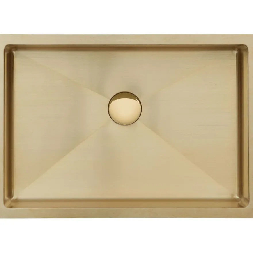 Keittiöallas Lavabo Low, 450x340 mm, massiivimessinki