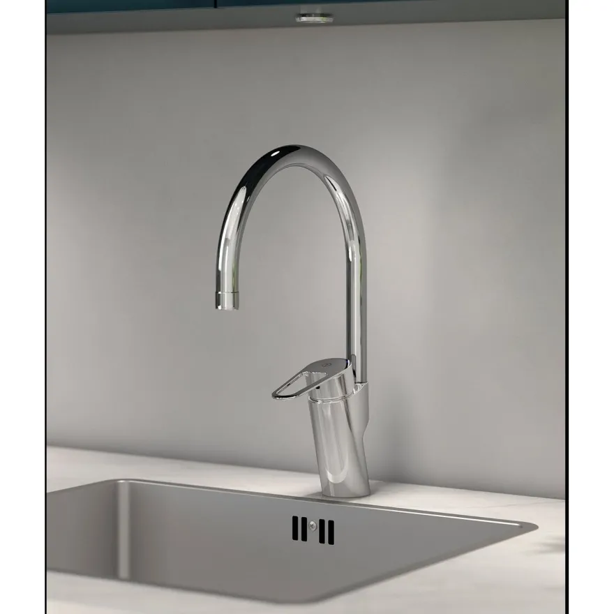 Keittiöhana Gustavsberg Nautic, korkea malli, lyijytön, APK-liitäntä, energialuokka A, kromi