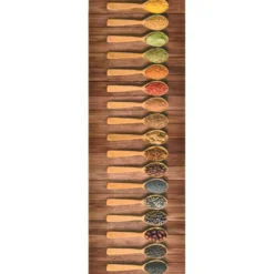 Keittiön pestävä lattiamatto spoons 60x300cm