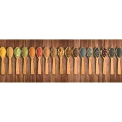 Keittiön pestävä lattiamatto spoons 60x300cm