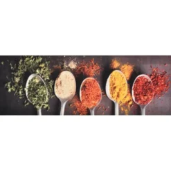 Keittiön pestävä lattiamatto spoons 60x300 cm