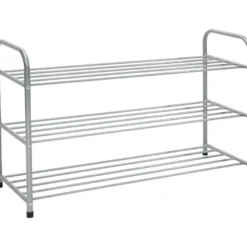 Kenkähylly Home4You BENITO 92x35xK61 cm, harmaa