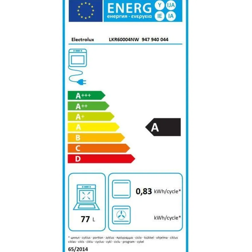 Keraaminen liesi Electrolux 300 LKR60004NW, 60cm, valkoinen
