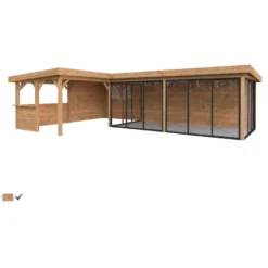 Kesähuone Palmako Lenna Set 421, sis.liukuovet 33,2 m²