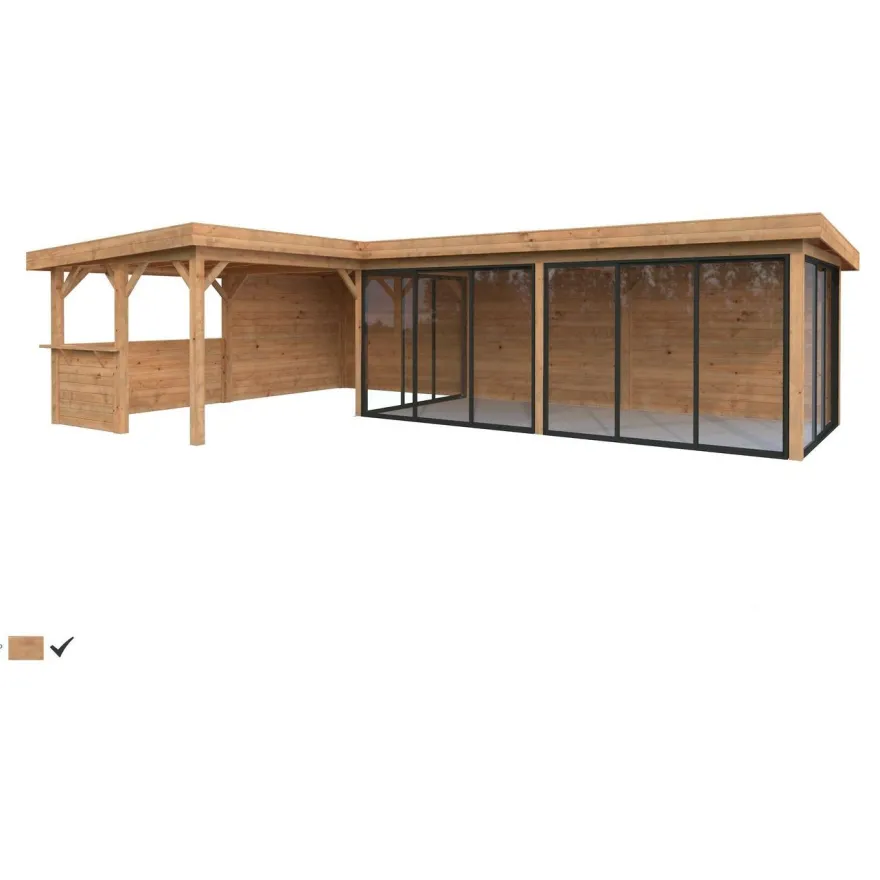 Kesähuone Palmako Lenna Set 421, sis.liukuovet 33,2 m²