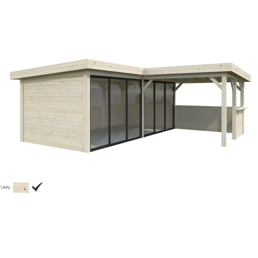 Kesähuone Palmako Lenna Set 422, sis.liukuovet 24,9 m²