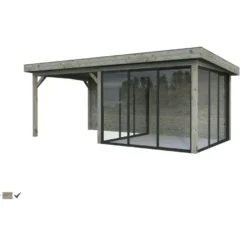 Kesähuone Palmako Lenna Set 406, sis.liukuovet 16,6 m²