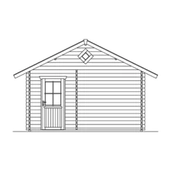 Kesämökki Skan Holz Esbjerg 2, 23.5m²