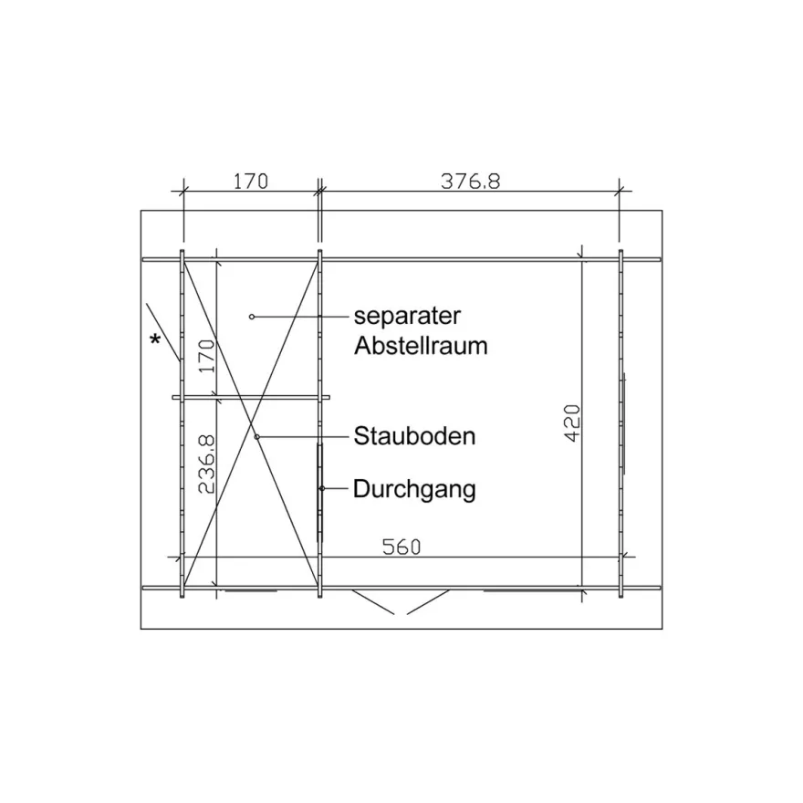 Kesämökki Skan Holz Esbjerg 2, 23.5m²