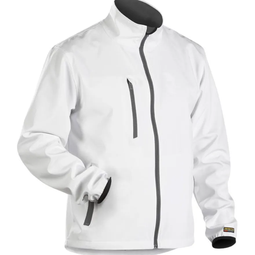 Kevyt softshelltakki Blåkläder 4952, valkoinen/harmaa