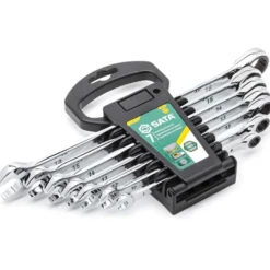 Kiintoavain/räikkälenkkisarja Sata Spline 120H 8-18mm 7 osaa