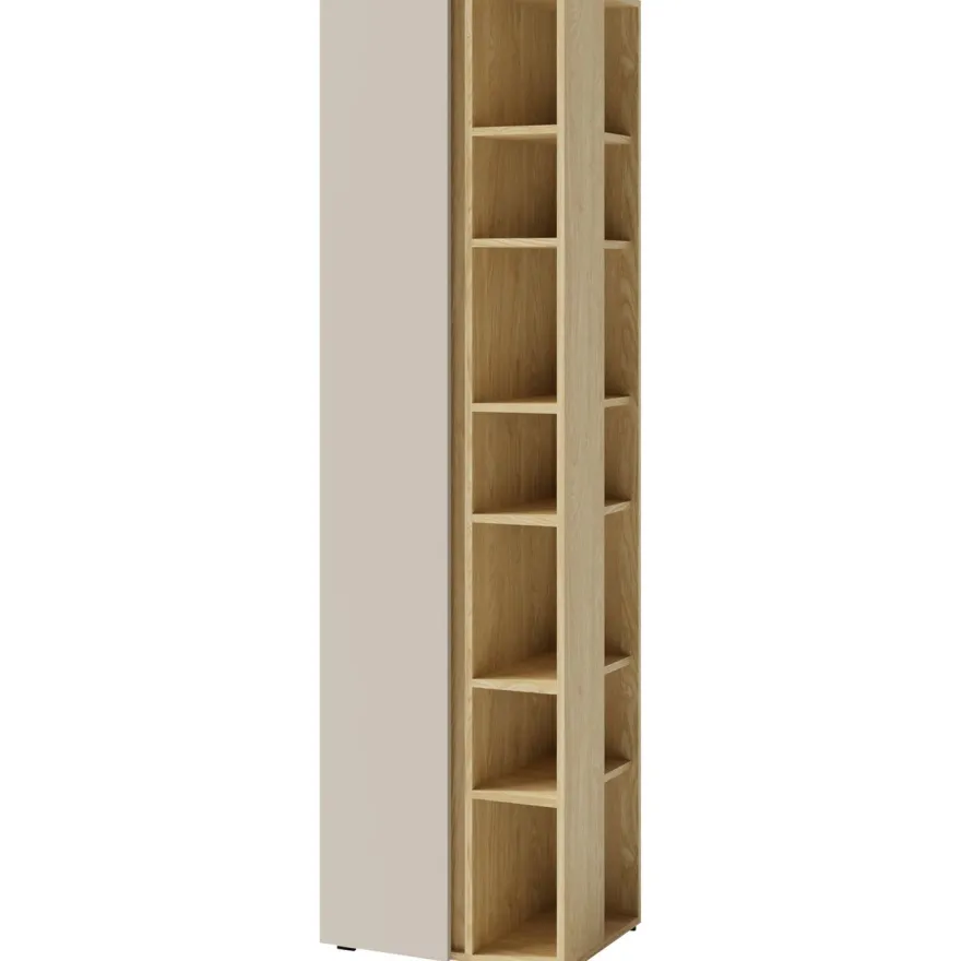 Kirjahylly/kaappi Nomla LUCA SYSTEM 4, 55x195cm
