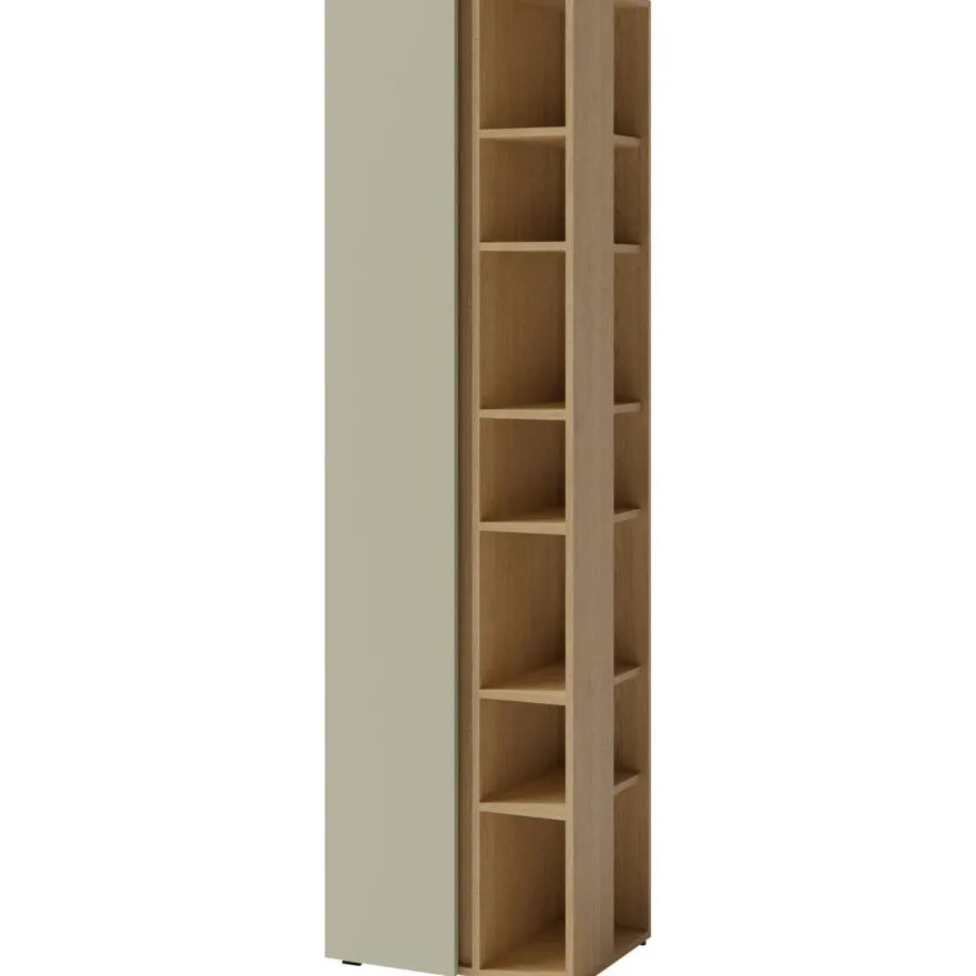 Kirjahylly/kaappi Nomla LUCA SYSTEM 4, 55x195cm