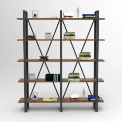 Kirjahylly Linento Furniture MN05, ruskea