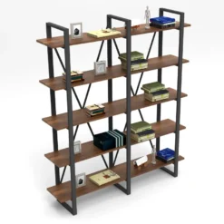 Kirjahylly Linento Furniture MN05, ruskea