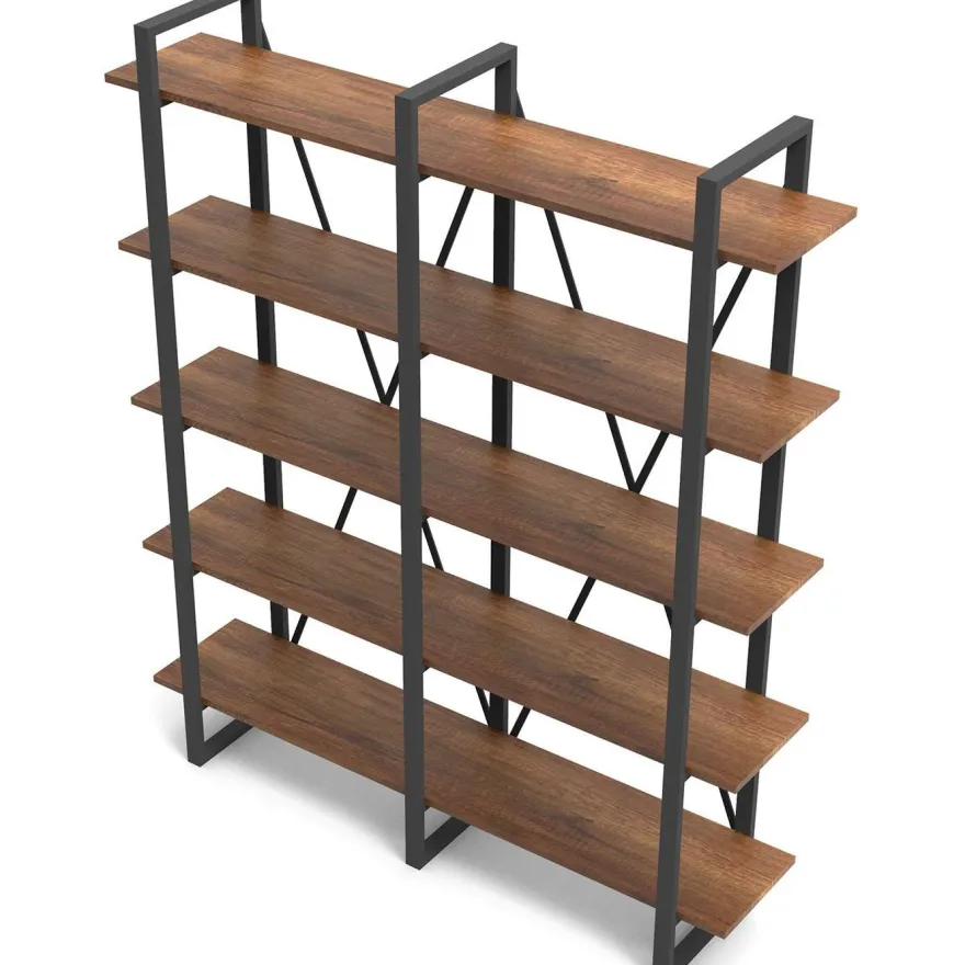 Kirjahylly Linento Furniture MN05, ruskea