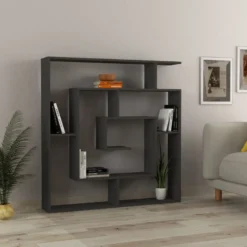 Kirjahylly Linento Furniture Maze, antrasiitti