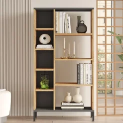 Kirjahylly Linento Furniture RL3-AA Atlantic Pine/antrasiitti