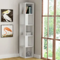 Kirjahylly Linento Furniture Piano, valkoinen