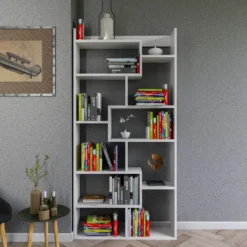 Kirjahylly Linento Furniture Kuttap valkoinen