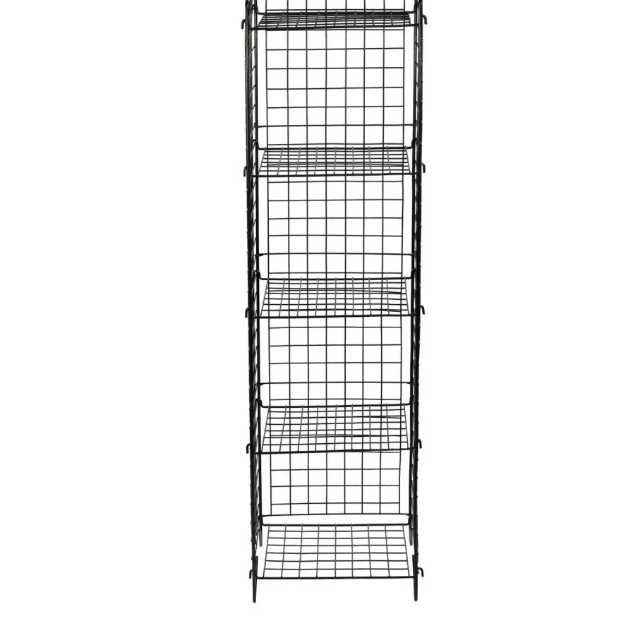 Kirjahylly Linento Furniture Elvis, 37x137.5cm, musta