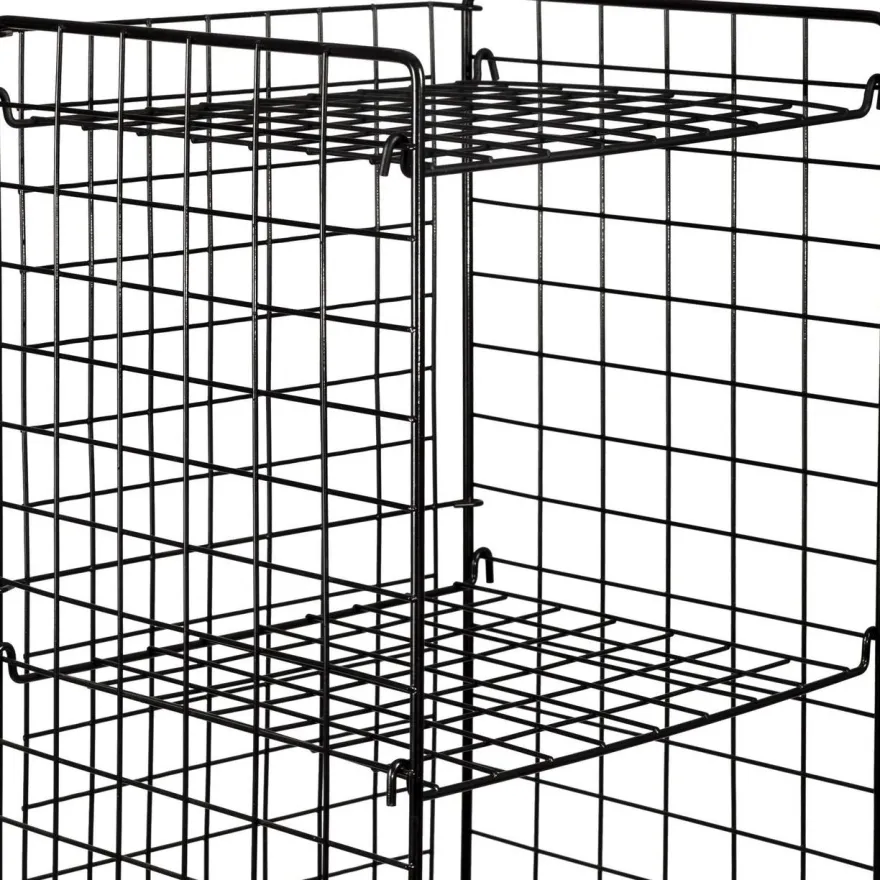 Kirjahylly Linento Furniture Elvis, 37x137.5cm, musta