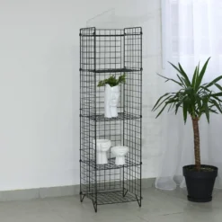 Kirjahylly Linento Furniture Elvis, 37x137.5cm, musta