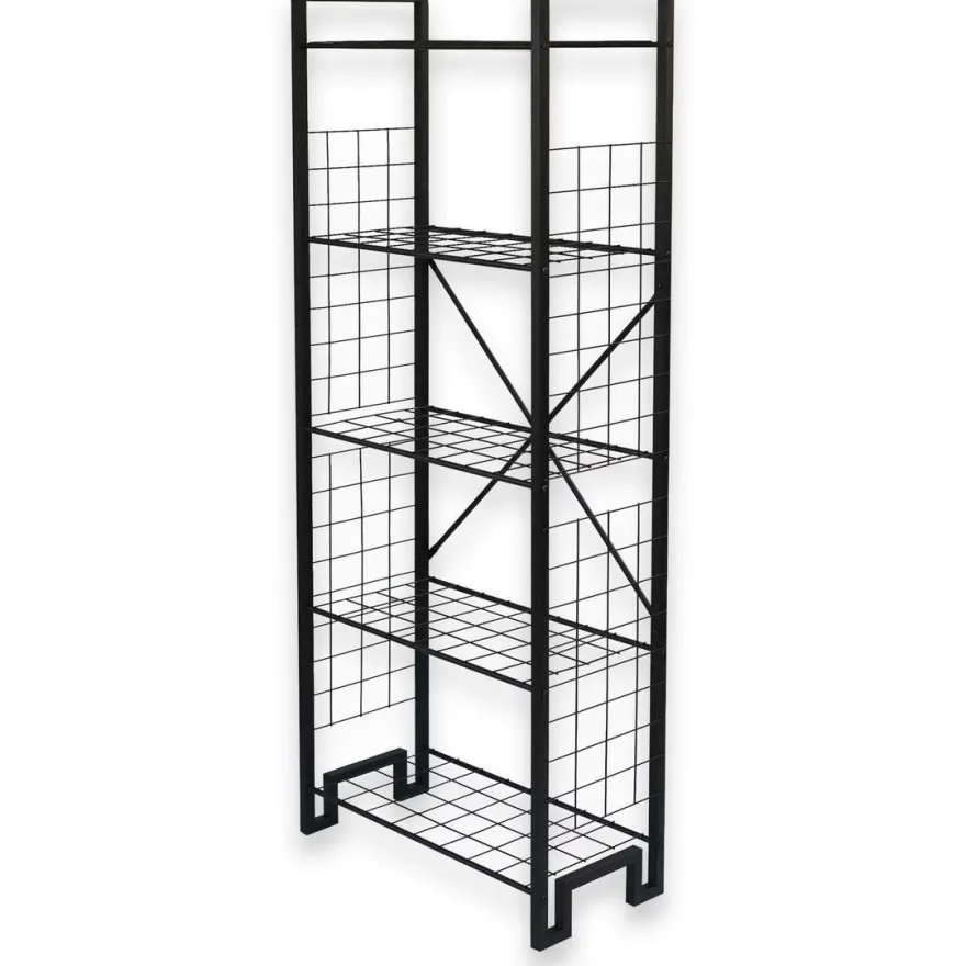 Kirjahylly Linento Furniture Kane, 60x156cm, musta