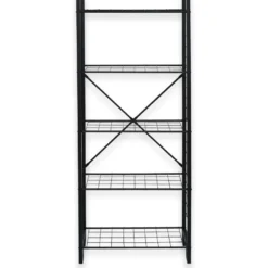 Kirjahylly Linento Furniture Kane, 60x156cm, musta