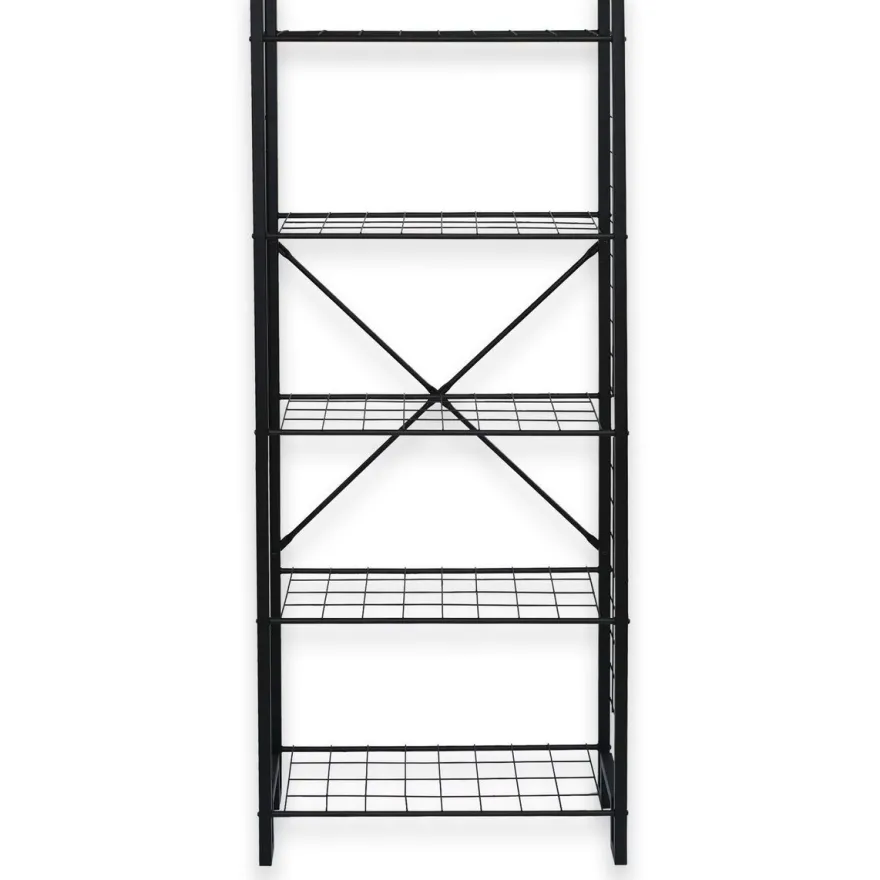 Kirjahylly Linento Furniture Kane, 60x156cm, musta