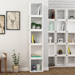 Kirjahylly Linento Furniture Multi, valkoinen
