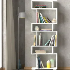 Kirjahylly Linento Furniture Blok, valkoinen