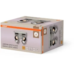 Kohdevalaisin Osram Decor Spot Jupiter Silver Plate 3000K hopea