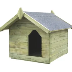 Koirankoppi avattavalla katolla, 61.5x74x78.5cm