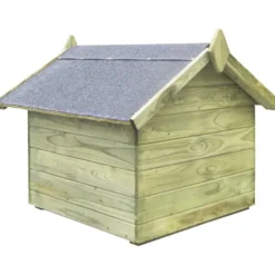 Koirankoppi avattavalla katolla, 61.5x74x78.5cm