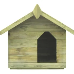 Koirankoppi avattavalla katolla, 61.5x74x78.5cm