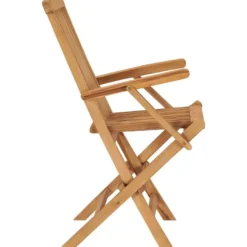 Kokoontaitettavat puutarhatuolit, 2 kpl, 55x60x89 cm, tiikki
