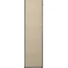 Kokoontaitettava vaatekaappi kerma 110cm, kangas