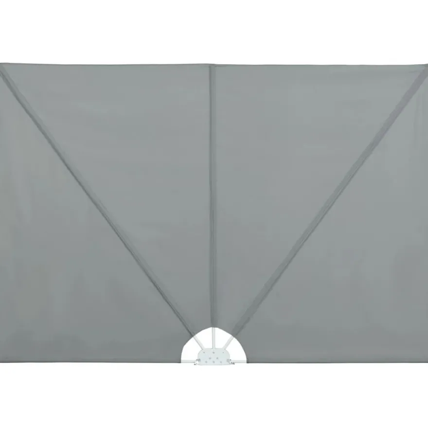 Kokoontaittuva terassin sivumarkiisi harmaa 300x200 cm
