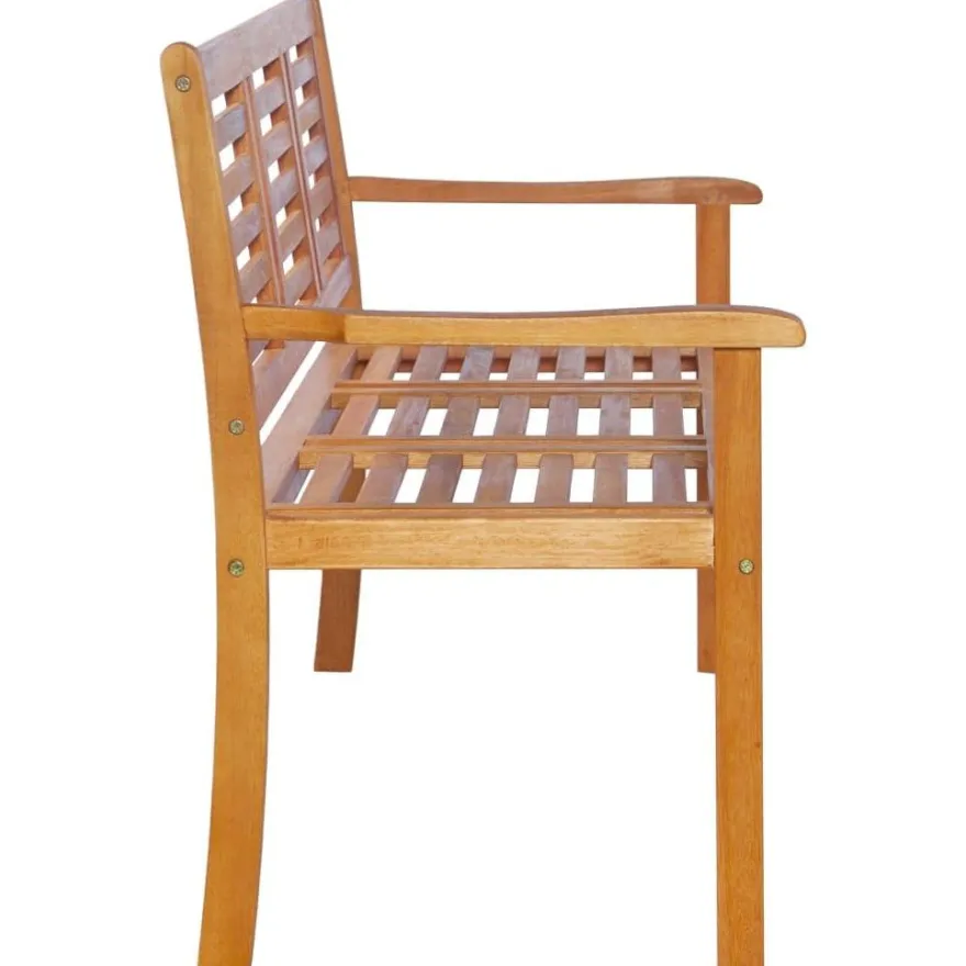 Kolmen istuttava puutarhapenkki, 150 cm, eukalyptuspuu