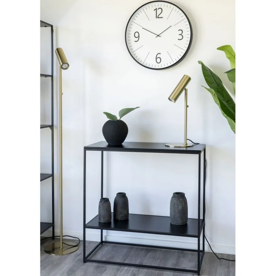Konsolipöytä House Nordic Vita, 2 hyllyllä, 80x36x80cm