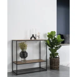 Konsolipöytä House Nordic Vita, 2 hyllyllä, 80x36x80cm