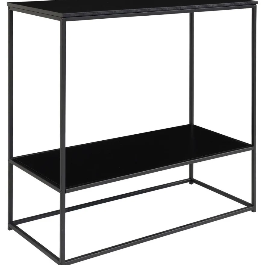 Konsolipöytä House Nordic Vita, 2 hyllyllä, 80x36x80cm
