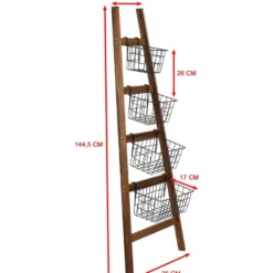 Korihylly Linento Furniture Miles tammi/musta