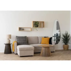Koristetyyny House Nordic Santos, 45x45cm, kierätetty puuvilla