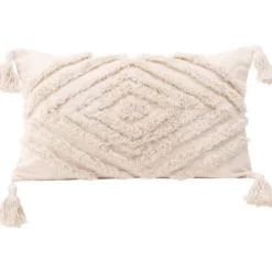 Koristetyynynpäällinen Venture Home Wilda, 30x50cm, luonnonvalkoinen