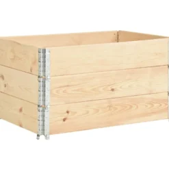 Korotetut kukkalaatikot 3 kpl 50x100 cm täysi mänty